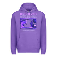 Purple unsolved mysteries robert stack Premium Hoodie - lanVoArt
