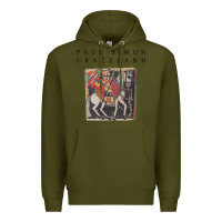 Army Green paul simon graceland Premium Hoodie - lanVoArt