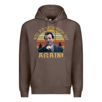 Coffee vintage well it's groundhog day again unisex shirt Premium Hoodie - lanVoArt