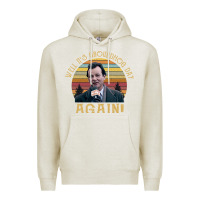 Oatmeal Heather vintage well it's groundhog day again unisex shirt Premium Hoodie - lanVoArt