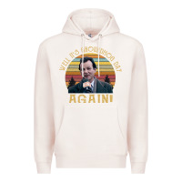 Pale Pink vintage well it's groundhog day again unisex shirt Premium Hoodie - lanVoArt