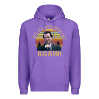 Purple vintage well it's groundhog day again unisex shirt Premium Hoodie - lanVoArt