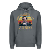 Rock vintage well it's groundhog day again unisex shirt Premium Hoodie - lanVoArt