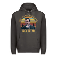 Smoke vintage well it's groundhog day again unisex shirt Premium Hoodie - lanVoArt