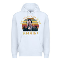 White vintage well it's groundhog day again unisex shirt Premium Hoodie - lanVoArt