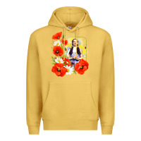 Antique Gold dorothy poppies Premium Hoodie - lanVoArt