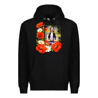 Black dorothy poppies Premium Hoodie - lanVoArt