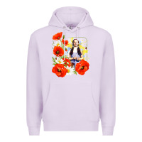 Lilac dorothy poppies Premium Hoodie - lanVoArt