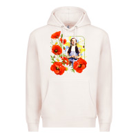 Pale Pink dorothy poppies Premium Hoodie - lanVoArt