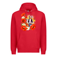 Red dorothy poppies Premium Hoodie - lanVoArt