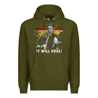 Army Green doug marcaida forged in fire it will keal Premium Hoodie - lanVoArt