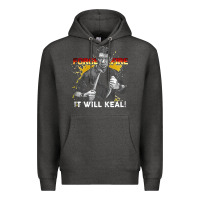 Charcoal Heather doug marcaida forged in fire it will keal Premium Hoodie - lanVoArt