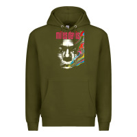 Army Green miles vintage davis concert retro Premium Hoodie - lanVoArt