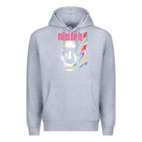 Heather Grey miles vintage davis concert retro Premium Hoodie - lanVoArt