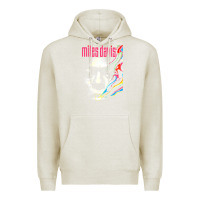 Oatmeal Heather miles vintage davis concert retro Premium Hoodie - lanVoArt