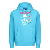 Ocean Blue miles vintage davis concert retro Premium Hoodie - lanVoArt