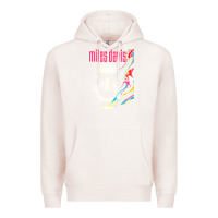 Pale Pink miles vintage davis concert retro Premium Hoodie - lanVoArt