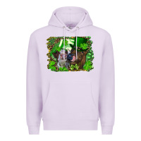 Lilac st. patricks day heifers Premium Hoodie - RanaPortraitStore