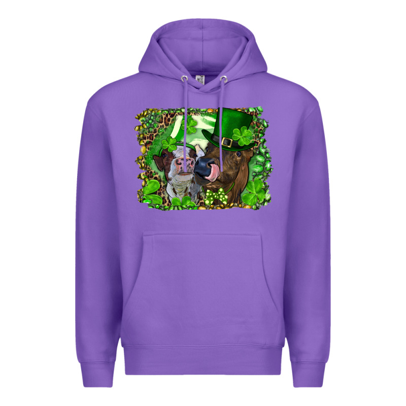 St. Patricks Day Heifers Premium Hoodie by RanaPortraitStore | Teevron