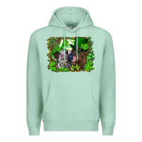 Seafoam st. patricks day heifers Premium Hoodie - RanaPortraitStore