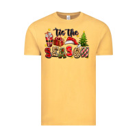 Vintage Mustard tis the season christmas Vintage Tee - texasbilliewilder