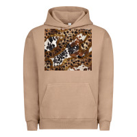 Pigment Burro leopard and cowhides Urban Hoodie - BarkalooDesign