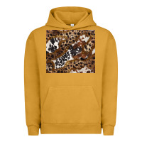 Pigment Peanut Butter leopard and cowhides Urban Hoodie - BarkalooDesign