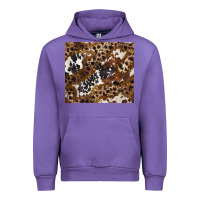 Tulip leopard and cowhides Urban Hoodie - BarkalooDesign