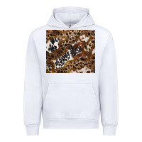 White leopard and cowhides Urban Hoodie - BarkalooDesign