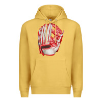 Antique Gold Catchers Mitt Fa Element Premium Hoodie - FaDigitalArtStudio
