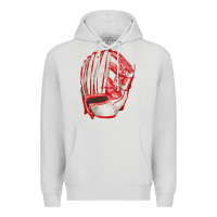 Dove Grey Catchers Mitt Fa Element Premium Hoodie - FaDigitalArtStudio