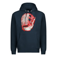 Navy Catchers Mitt Fa Element Premium Hoodie - FaDigitalArtStudio