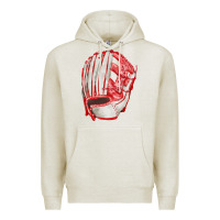 Oatmeal Heather Catchers Mitt Fa Element Premium Hoodie - FaDigitalArtStudio