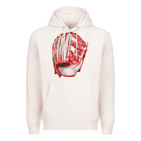 Pale Pink Catchers Mitt Fa Element Premium Hoodie - FaDigitalArtStudio