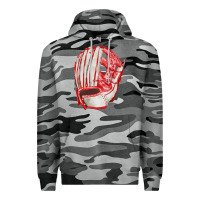 Slate Camo Catchers Mitt Fa Element Premium Hoodie - FaDigitalArtStudio