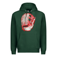 Sports Green Catchers Mitt Fa Element Premium Hoodie - FaDigitalArtStudio