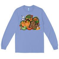 Colony Blue fall heart Long Sleeve Tee - CowGirlArtShop