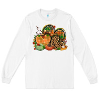 White fall heart Long Sleeve Tee - CowGirlArtShop