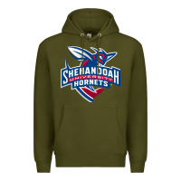 Army Green Shenandoah University Hornets Premium Hoodie - lanVoArt