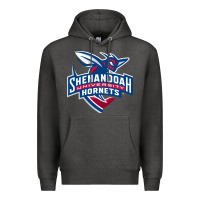 Charcoal Heather Shenandoah University Hornets Premium Hoodie - lanVoArt