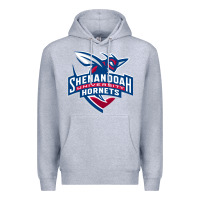 Heather Grey Shenandoah University Hornets Premium Hoodie - lanVoArt