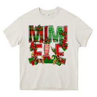 Cream Christmas Mimi Elf Heavy Core Tee - BundleAndBundleShop