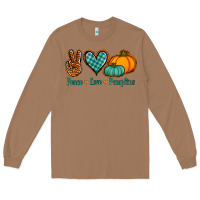 Toasted Coconut peace love pumpkins Long Sleeve Tee - Jasminsmagicworld