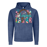 Vintage Denim Happy Easter Nurse Easter Day Vintage Hoodie - HowdyJamesFarm