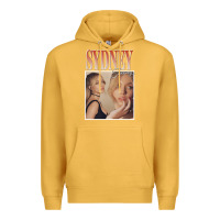 Mustard sydney sweeney Premium Hoodie - lanVoArt