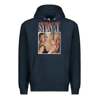 Navy sydney sweeney Premium Hoodie - lanVoArt