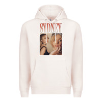 Pale Pink sydney sweeney Premium Hoodie - lanVoArt
