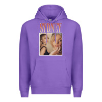 Purple sydney sweeney Premium Hoodie - lanVoArt