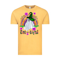 Vintage Mustard Boo-tiful ghost Vintage Tee - NancyCooperArtShop