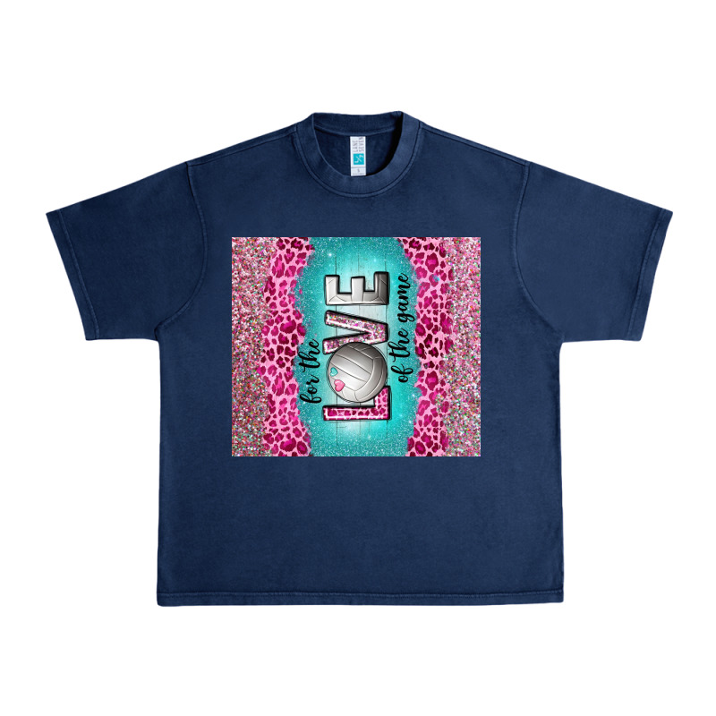 For The Love Of The Game With Volleyball Tumbler Tbs Urban Heavy Tee by TumblerDesignByShophia | Teevron